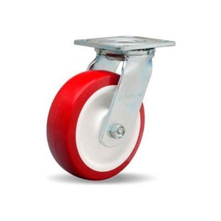 HAMILTON CASTERS Hamilton® Standard Cold Forged Swivel 6 x 2 Poly-Tech Roller 900 Lb. Caster S-526-NF